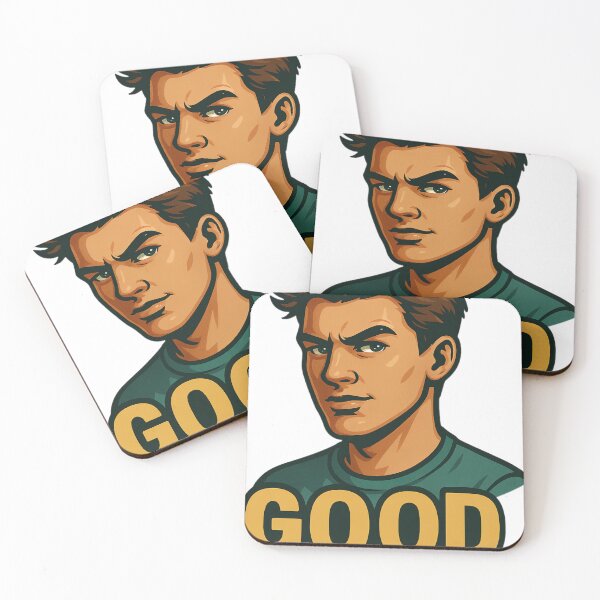 Item preview, Good Hair Day Confident Guy Illustration designed and sold by veinmerch.