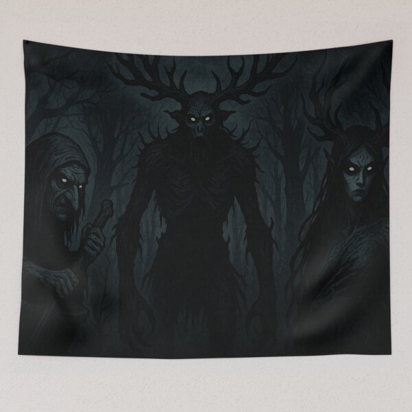 Item preview, Baba Yaga, Leshen and Dryad 05 designed and sold by AIfolklore.
