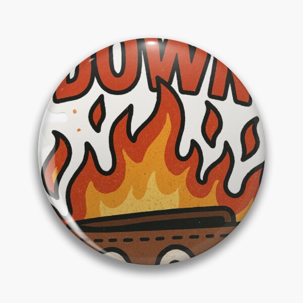 Item preview, Burn It Down Funny Flaming Wallet Cartoon Design designed and sold by veinmerch.