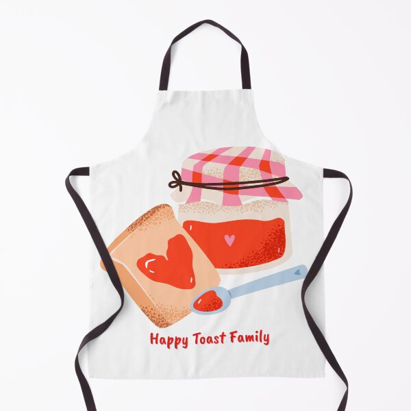 Item preview, Happy Toast Family – Cheerful Smiling Toast & Jam Design | Fun Breakfast Vibes designed and sold by Zezeshop1.