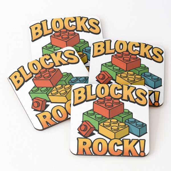 Item preview, Blocks Rock Colorful Building Brick Fun Design designed and sold by veinmerch.