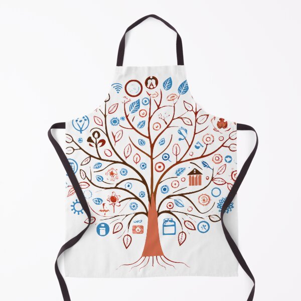 Item preview, Technological Tree of Life Illustration designed and sold by ART ATTACK ZONE.