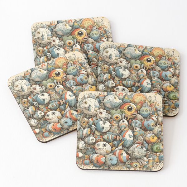 Item preview, Fish & Fun Doodles designed and sold by Vanich-Panich.