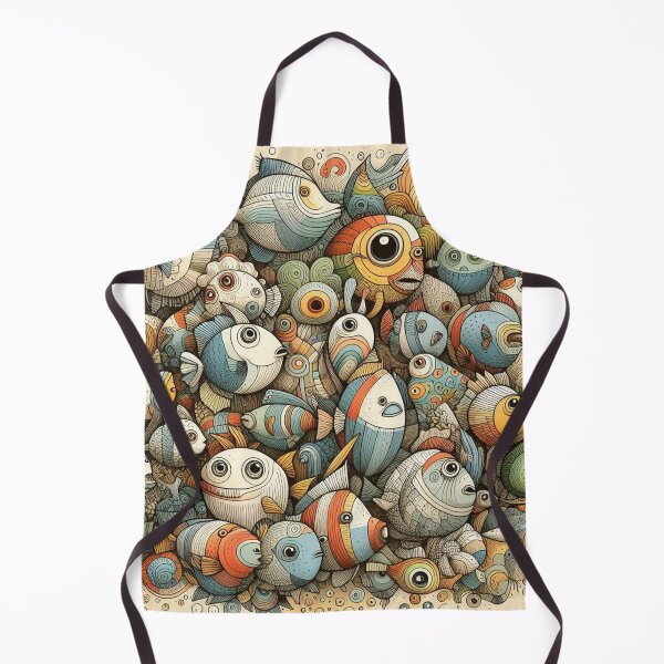 Item preview, Fish & Fun Doodles designed and sold by Vanich-Panich.