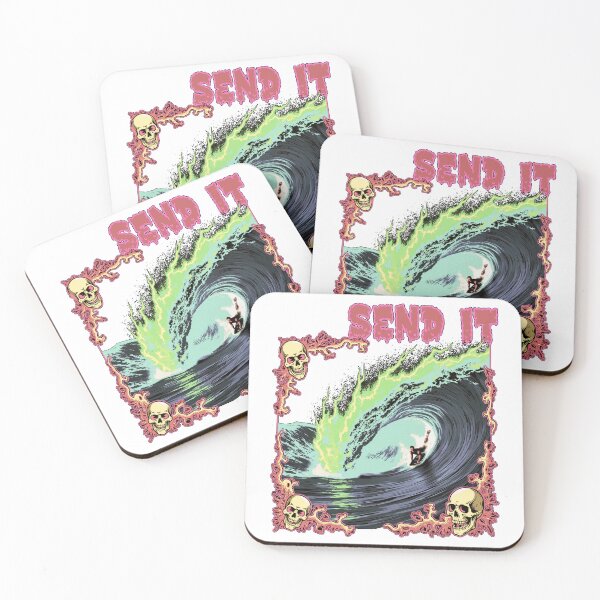 Item preview, Send it Bodyboarding - Retro Horror Slab Vibes designed and sold by Design--Spore.