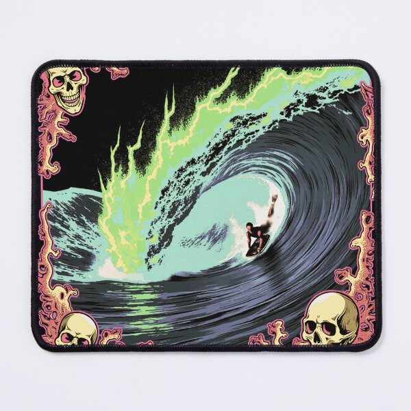 Item preview, Send it Bodyboarding - Retro Horror Slab Vibes designed and sold by Design--Spore.