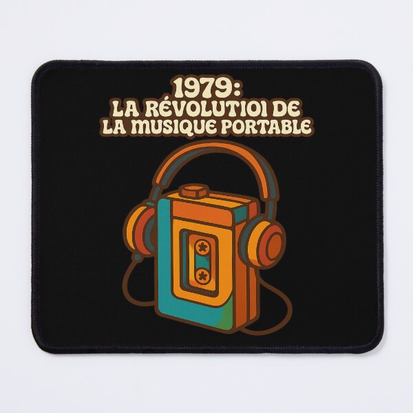 Item preview, 1979 - The Portable Music Revolution - Vintage 70s Style - Retro Walkman designed and sold by MyGraphixCraft.