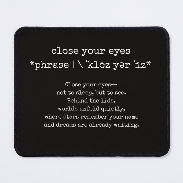Item preview, Inspiration Whimsical Poetic Quote designed and sold by ArtbyJustis.
