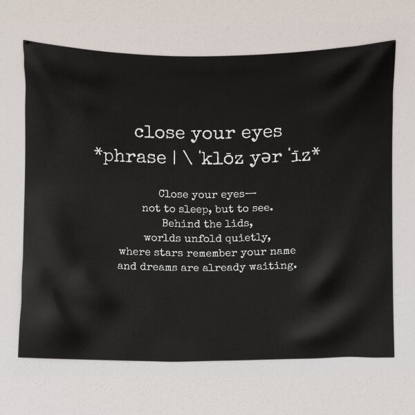 Item preview, Inspiration Whimsical Poetic Quote designed and sold by ArtbyJustis.