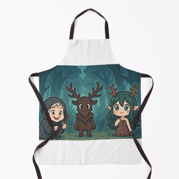 Item preview, Baba Yaga, Leshen and Dryad 07 designed and sold by AIfolklore.