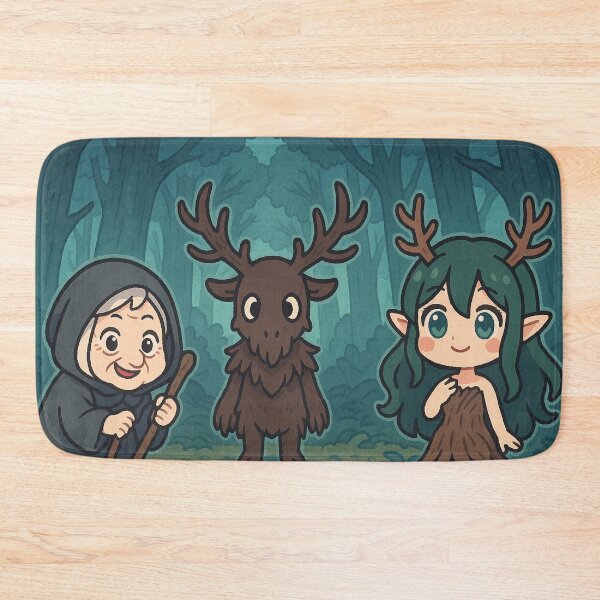 Item preview, Baba Yaga, Leshen and Dryad 07 designed and sold by AIfolklore.