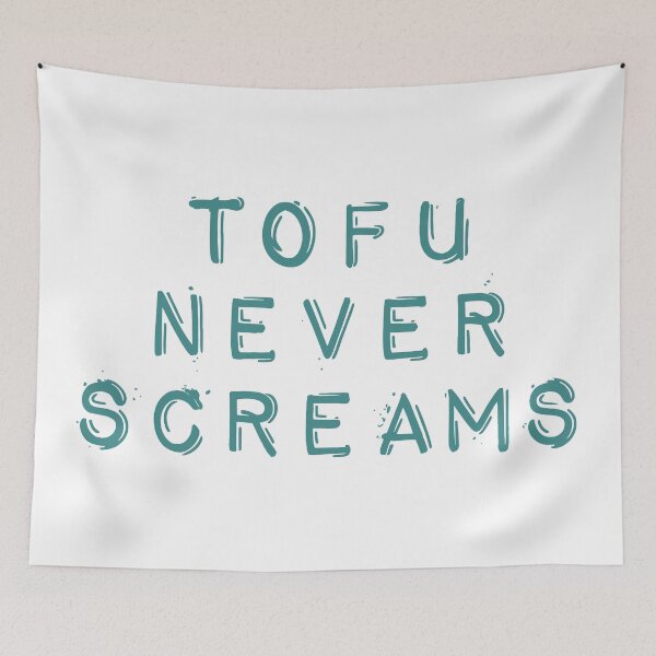 Item preview, Tofu Never Screams designed and sold by Angry Swan Designs.