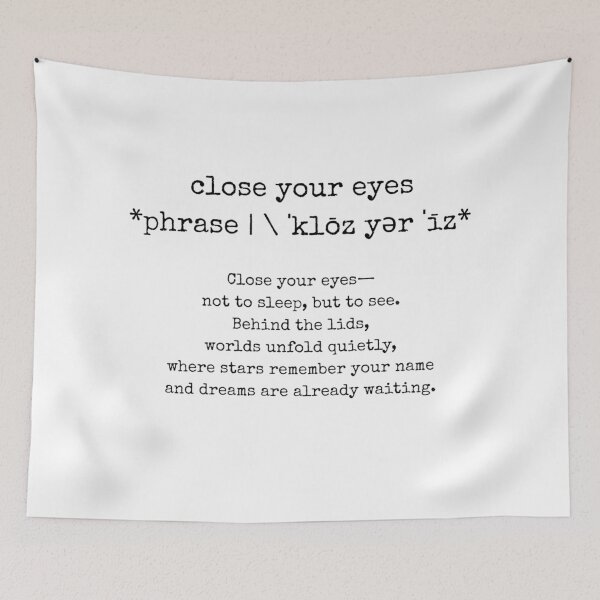 Item preview, Inspiration Whimsical Poetic Quote designed and sold by ArtbyJustis.