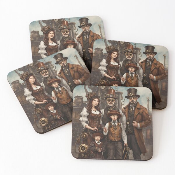 Item preview, Steampunk Family, The Family That Plays Together designed and sold by Lisie24.
