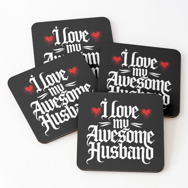 Item preview, I Love My Awesome Husband – Grunge Spray Love designed and sold by Fragy72.