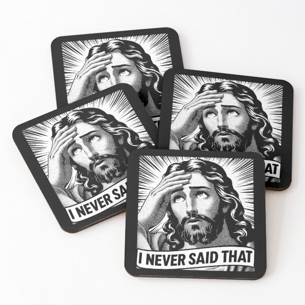 Item preview, Jesus Never Said That designed and sold by plushism.