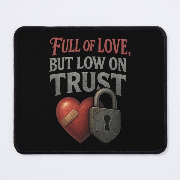 Item preview, Heart with Padlock Symbolizing Love and Trust Struggles designed and sold by portokalis.