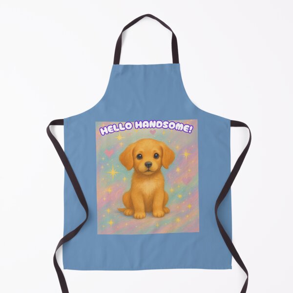 Item preview, Hello Handsome! Cute Puppy with Cute Eyes! designed and sold by Fat Cat Merch.