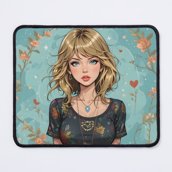 Item preview, Floral Elegance with Golden Locks designed and sold by ART ATTACK ZONE.