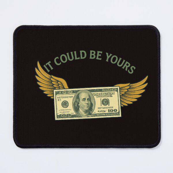 Item preview, Flying $100 Bill with Wings – It Could Be Yours designed and sold by Tadeusz1.