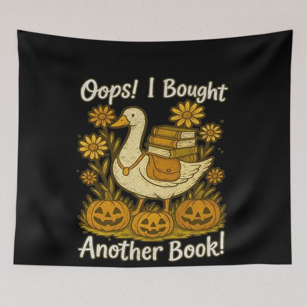 Item preview, Funny Goose Oops! I Bought Another Book – Funny Goose Halloween  designed and sold by BornBorn.