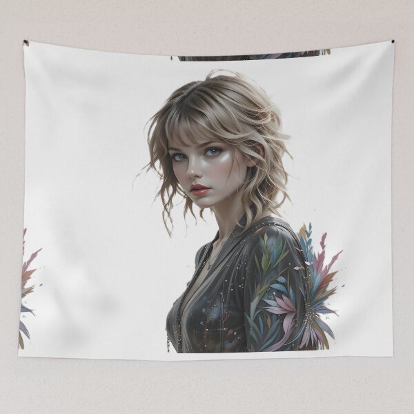 Item preview, Monochrome Woman with Floral Attire designed and sold by ART ATTACK ZONE.
