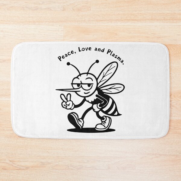 Item preview, Peace, Love and Plasma - Mosquito - Alaska Humor designed and sold by Kathryn Creates.