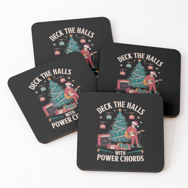 Item preview, Deck The Halls With Power Chords! designed and sold by Buntrockstore.