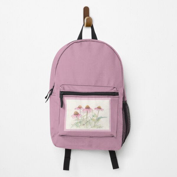 Item preview, Coneflowers - watercolor and pen illustration designed and sold by Annie Mason Art.