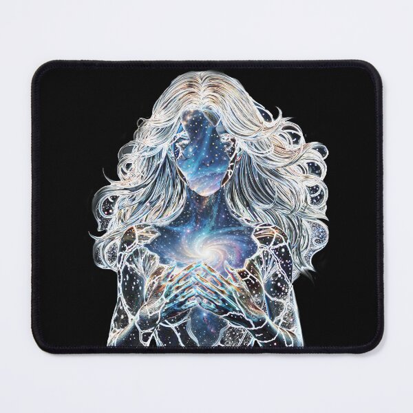Item preview, Galactic Soul - Celestial Woman Holding the Universe designed and sold by pixelated_echoes.