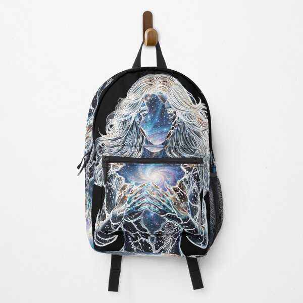 Item preview, Galactic Soul - Celestial Woman Holding the Universe designed and sold by pixelated_echoes.