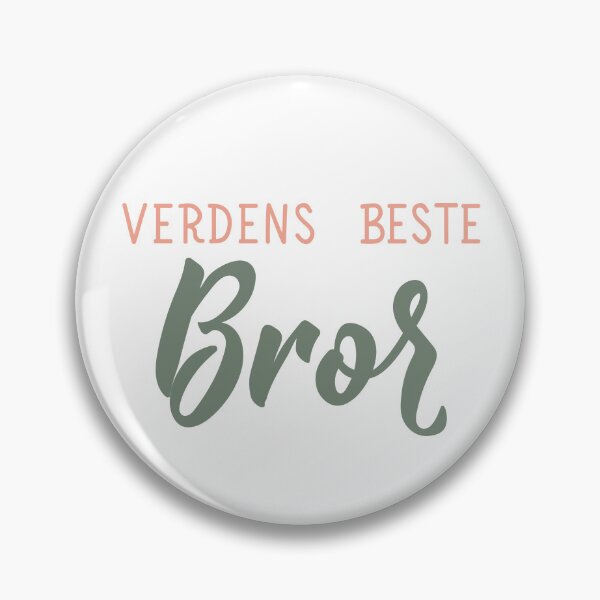 Item preview, Verdens beste bror. Translation from Norwegian: The best brother in the world. designed and sold by pidzam4e.