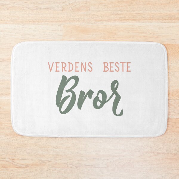 Item preview, Verdens beste bror. Translation from Norwegian: The best brother in the world. designed and sold by pidzam4e.