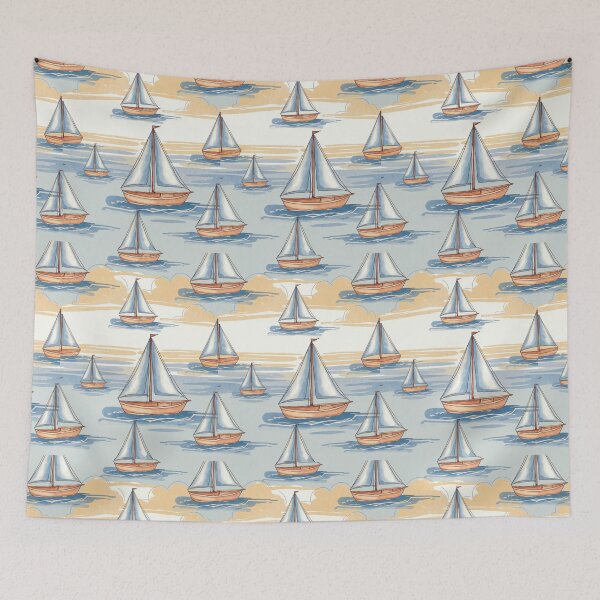Item preview, Blue Coastal Nautical designed and sold by CandyVenom.