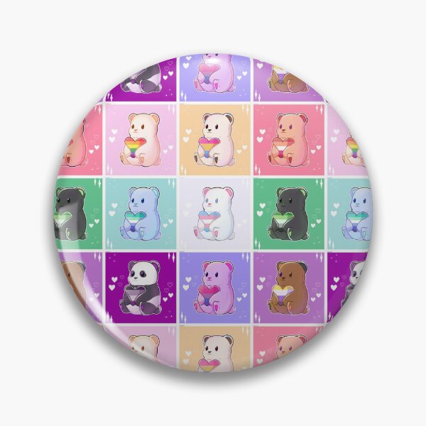 Item preview, Pride Heart Bears Illustration Set designed and sold by franzieart.