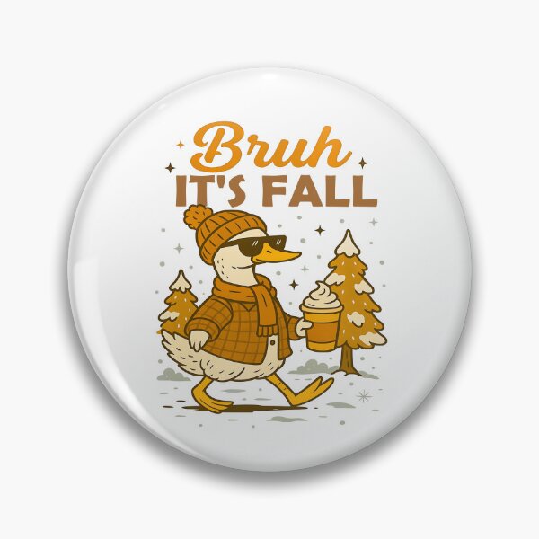 Item preview, Bruh Its Fall – Funny Goose Halloween Bruh It’s Fall Goose Fall Pumpkin Spice Autumn designed and sold by BornBorn.