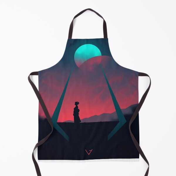 Item preview, Geisha silhouette in abstract landscape designed and sold by AD-Digital-Art.