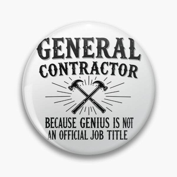 Item preview, General Contractor – Vintage Typography for Builders & DIY Lovers designed and sold by GRITMOOD.