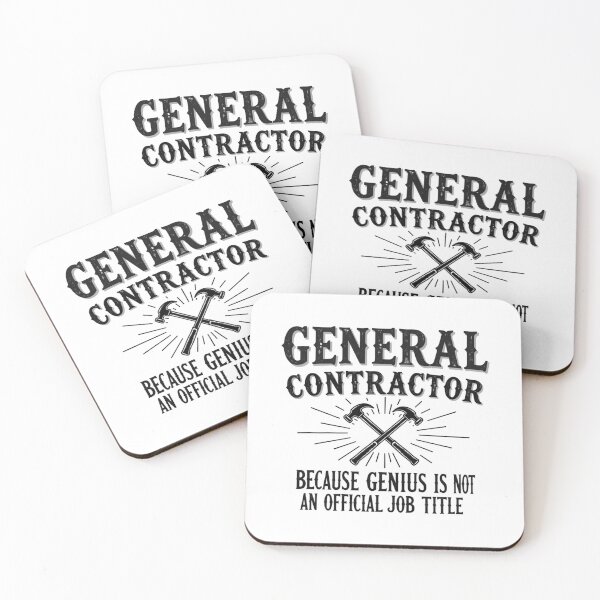 Item preview, General Contractor – Vintage Typography for Builders & DIY Lovers designed and sold by GRITMOOD.