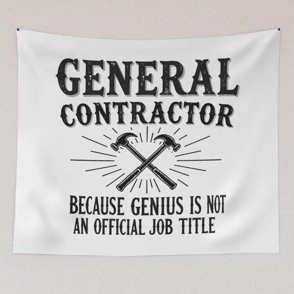 Item preview, General Contractor – Vintage Typography for Builders & DIY Lovers designed and sold by GRITMOOD.