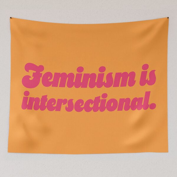 Item preview, Feminism Is Intersectional - Hibiscus designed and sold by sillyjess.