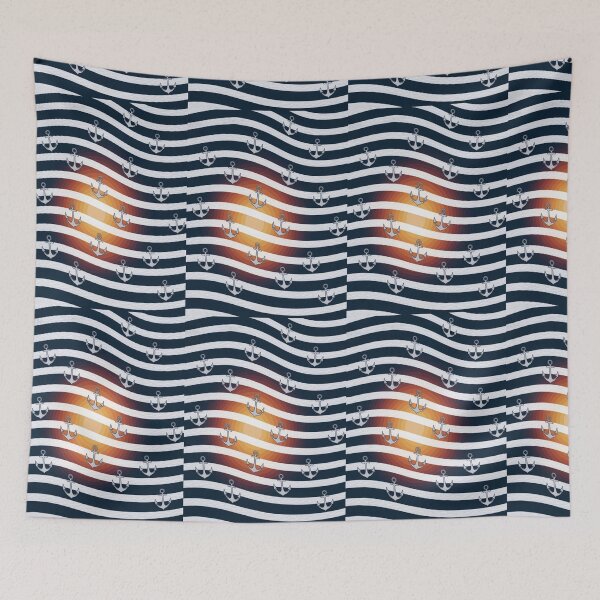 Item preview, Blue Coastal Waves designed and sold by CandyVenom.