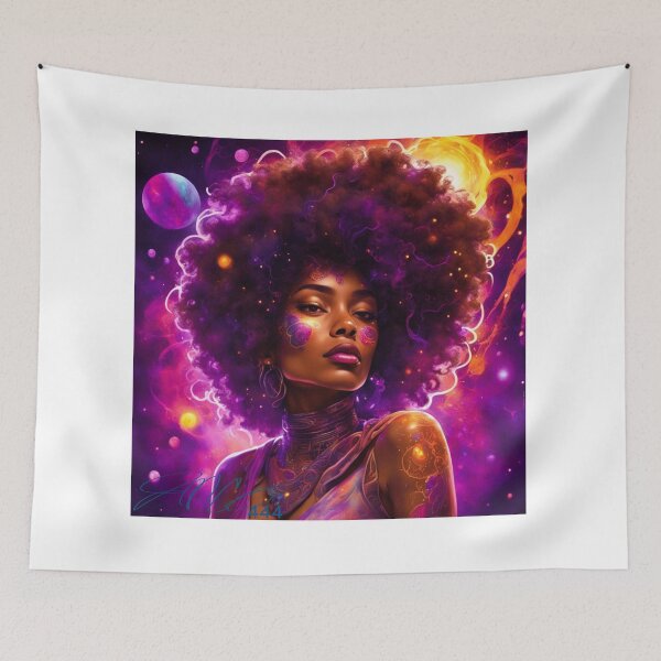 Item preview, Galactic Dreamer in Purple Orbits designed and sold by Blackcanvas444.
