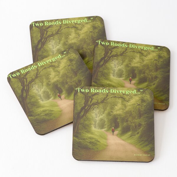 Item preview, Two Roads Diverged, The Road Not Taken, Robert Frost designed and sold by Lisie24.