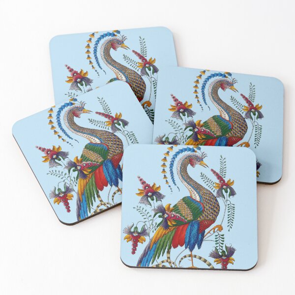 Item preview, French Baroque Ornate Chinoiserie Bird Jean Antoine Fraisse designed and sold by Pixelchicken.
