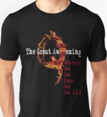 QAnon Storm The Great Awakening WWG1WGA by Scralandore Slim Fit T-Shirt