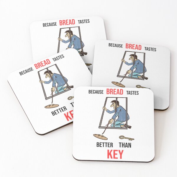 Item preview, Because bread tastes better than key meme designed and sold by PestoPastagifts.