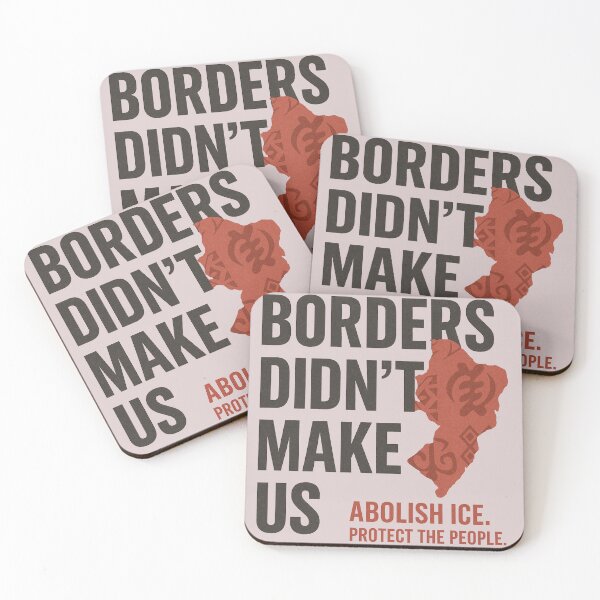Item preview, Borders Didn’t Make Us – Abolish ICE Afro-Diaspora Print designed and sold by The Melanic.