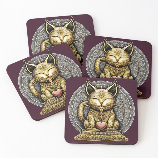Item preview, cat god of love divinity idol designed and sold by Artillenium.