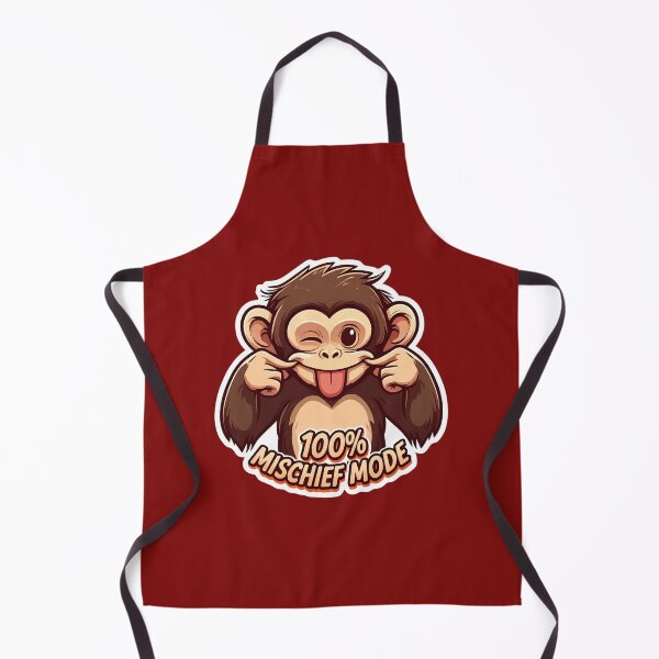 Item preview, Funny Cartoon Monkey Making a Silly Face designed and sold by PrintBreeze.